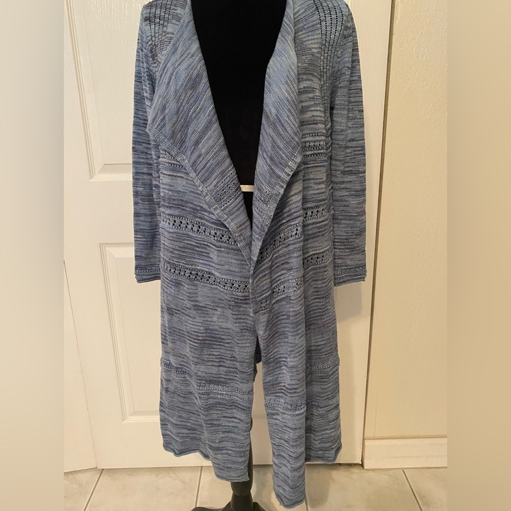 Sigrid Olsen knitted long Cardigan sweater Size S